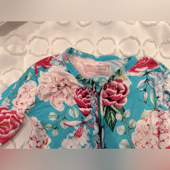 Posh Peanut Eloise Footie Ruffled Zippered Onepiece - Picture 2 of 4